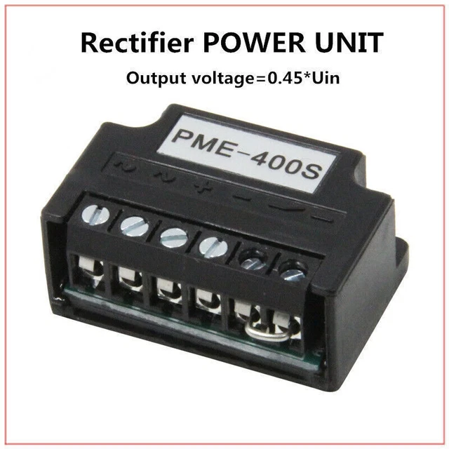 1X PME-400S HALF-WAVE rectifier motor brake rectifier POWER UNIT output ...