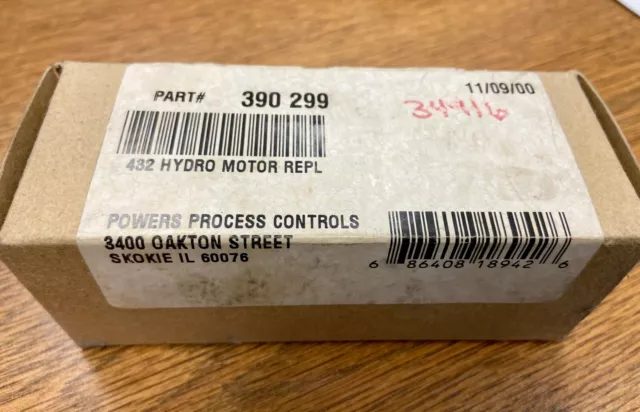 Powers Process Controls™  390 299 432 Hydro Motor Replacement