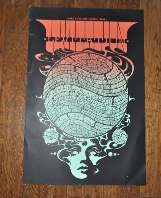 Levitation 2018 Austin Texas Concert Poster Gnista 24"x16" Numbered Limited Ed.