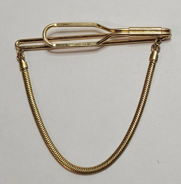 Pince à Cravate Vintage Plaquée Or/argent Pour Homme - Accessoire élégant Pour Costume, Mariage, Bureau - Cadeau Idéal