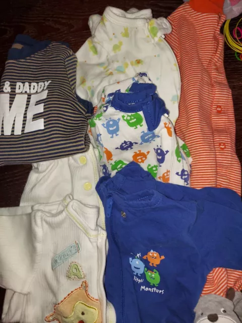 Infant Boy Lot Of Clothes Size NB