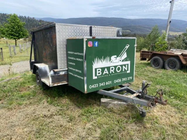 7x5x4 Lawn Mowing Trailer