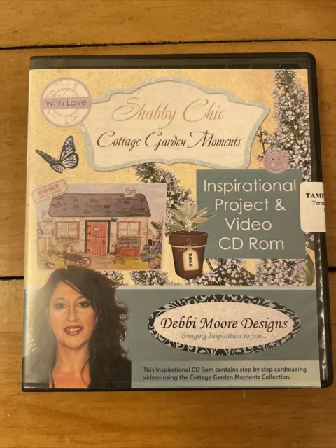 Debbie Moore  shabby chic, cottage garden moments inspiration project video  cd