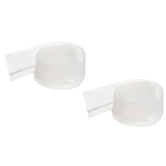 25" Lunghezza Silicone Stufa Spazio Coperchio Spazio Riempimento,Trasparente 2pz