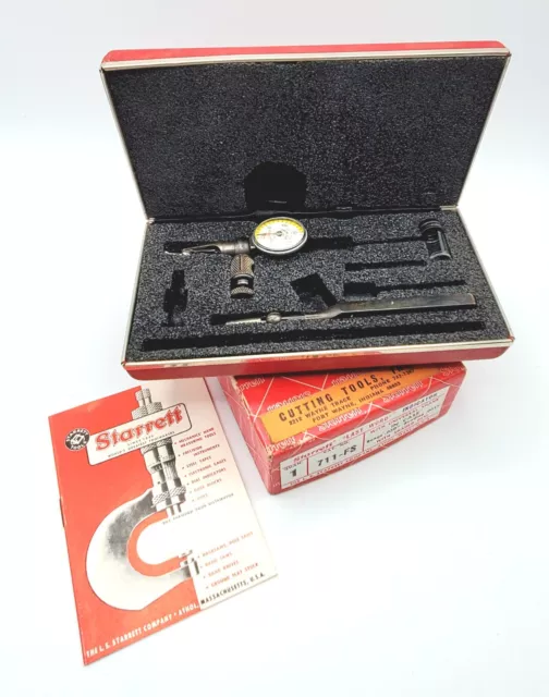 STARRETT No. 711-FS Last Word Test Indicator w/Case – USA