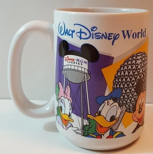 WALT DISNEY WORLD Coffee Mug MGM Studios Mickey Minnie Mouse Goofy