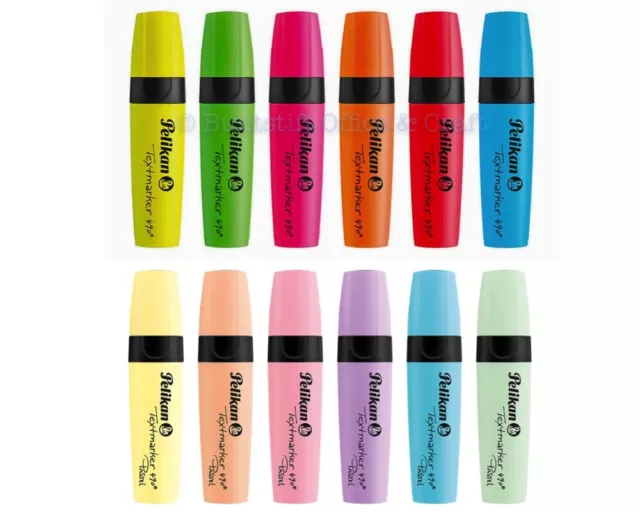 Textmarker Pelikan 490® Leuchtmarker Alle Farben (Einzeln oder im Set)