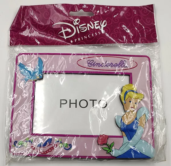 portafoto photo frame CINDERELLA Cenerentola gomma Disney new sealed Kiddyland