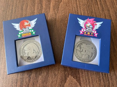 Amy Rose Color ™ BLISTER 2. Moneta ARGENTO 1 OZ AG Niue 2022 Sonic the Hedgehog 