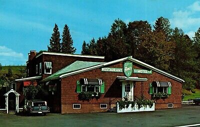 St Saint Johnsbury VT Aime's Motel & Restaurant Hotel Roadside Old Vtg Postcard