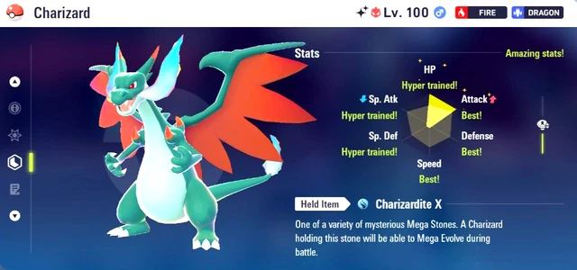 Shiny 6IV Modest Alpha Charizard Level 100 For Pokémon Scarlet/Violet - Includes Master Ball