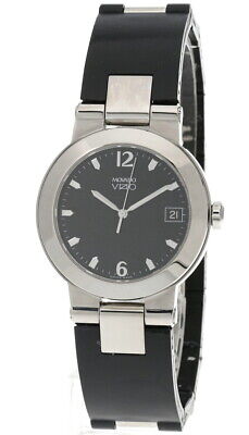 MOVADO Vizio Quartz S-Steel Black Dial Men's Watch 1604400