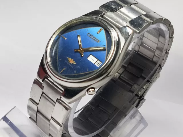 Vintage Citizen Automatic Movement Day Date Dial Analog Wrist Watch K226