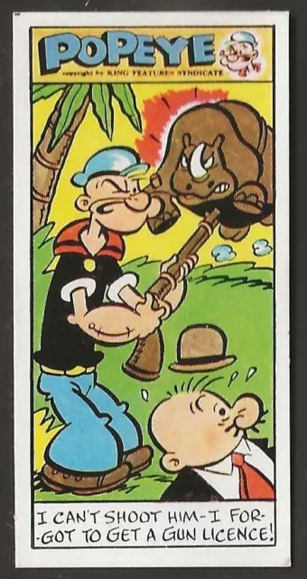 Primrose-Popeye 1960 (2Nd Series)-#16- Quality Card!!