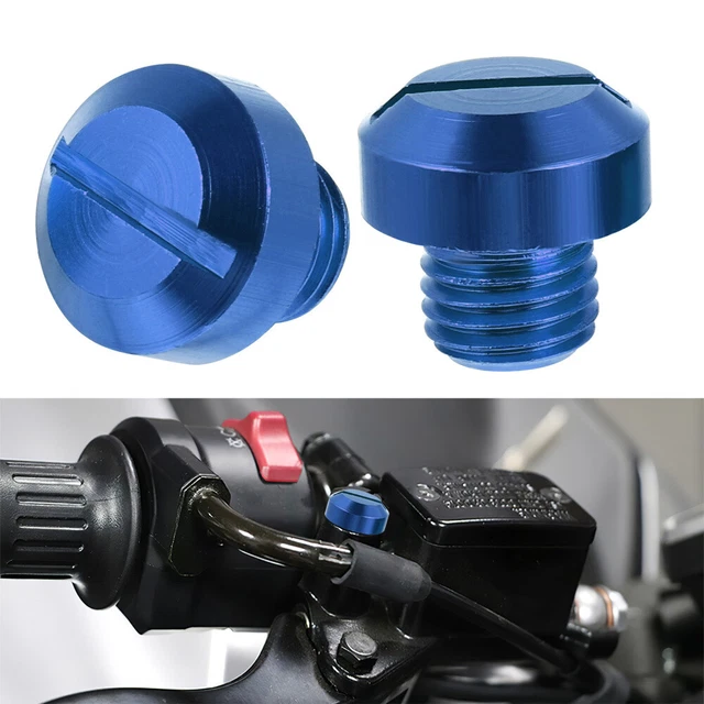2 pz Vite Specchio Specchi Lega Alluminio Specchi Coperture Tappi Moto Foro
