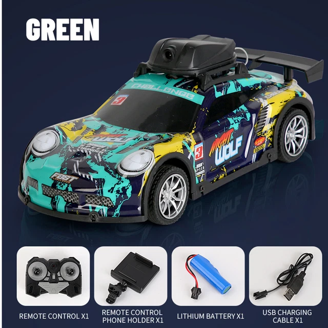 Voiture RC 4WD 60 Km/h – Drift 1/18, Moteur 180 Brushed, 2,4 GHz, Batterie 7,4 V 800 MAh, Temps De Charge 180 Min – Cadeau Enfant Adulte, Contrôle Proportionnel