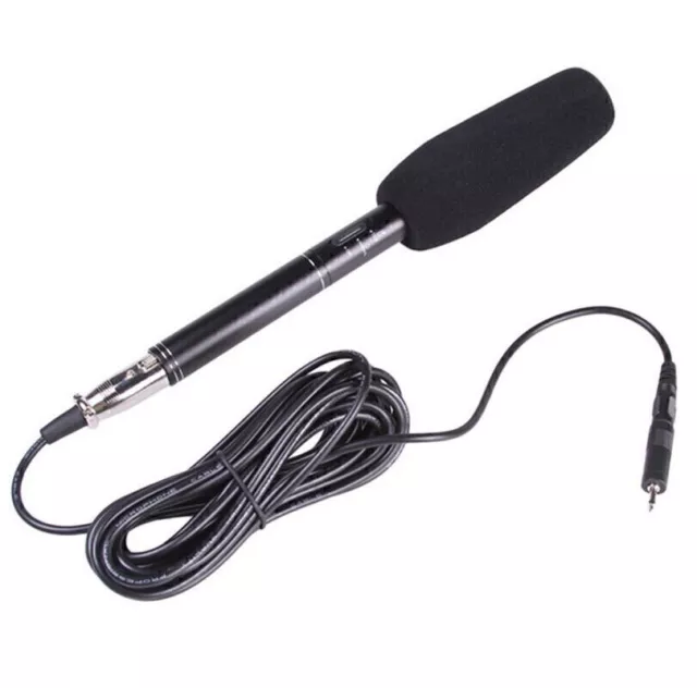 Condenser Interview Microphone Photography Shotgun Microphone for DSLR Camcorder