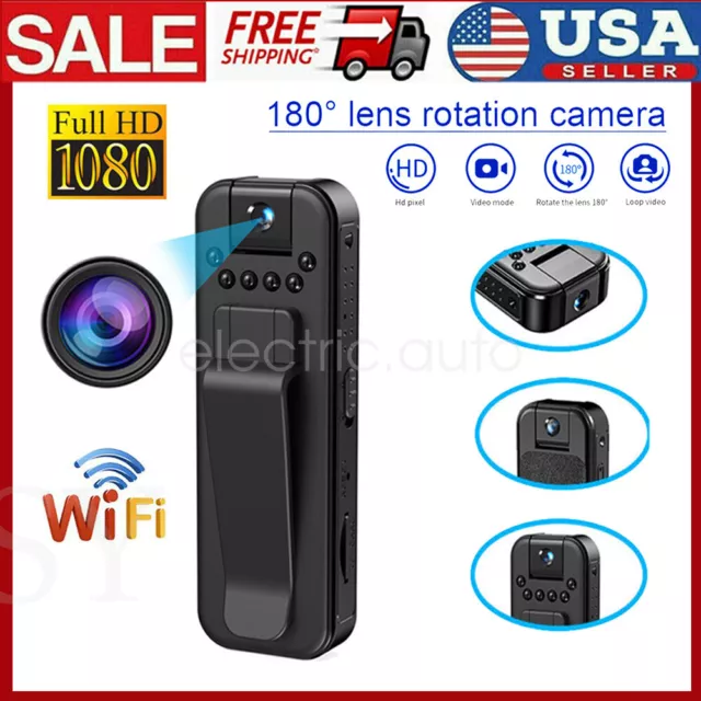 WIFI NEW HD 1080P Noise Reduction Camera Portable Wearable Night Vision Recorder