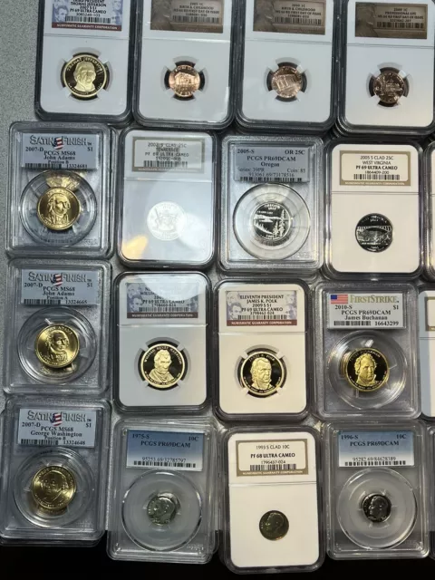 Lot of 1 One - U.S. NGC - PCGS Proof - Uncirculated Graded Slabbed Coin 2