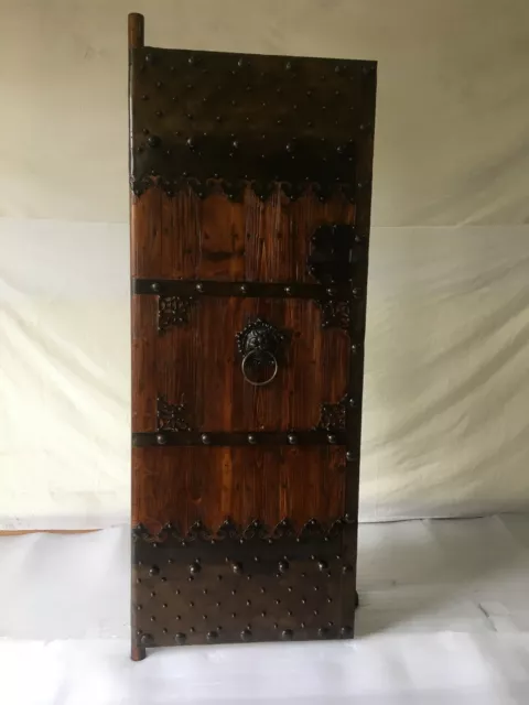 Antike mittelalterliche Tür Mittelalter Holz Türen Holztür Breite80xHöhe200cm L2