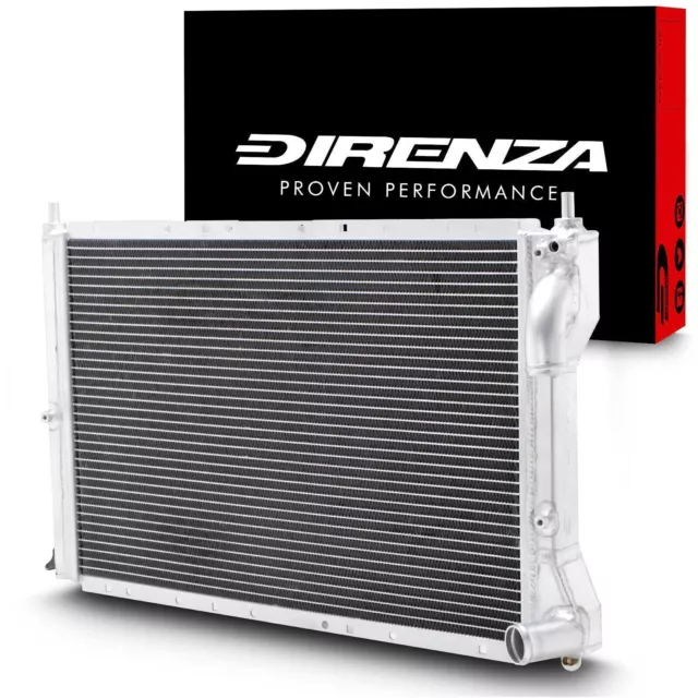 DIRENZA 40mm ALUMINIUM SPORT RADIATOR RAD FOR FIAT COUPE 2.0 20V TURBO 96-00