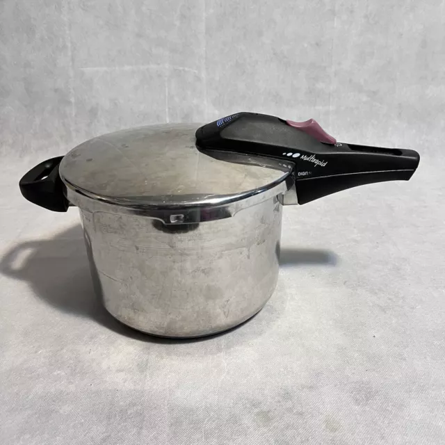 FAGOR 6L PRESSURE Cooker Pot Inox 18 10 Gas Electric Vitro