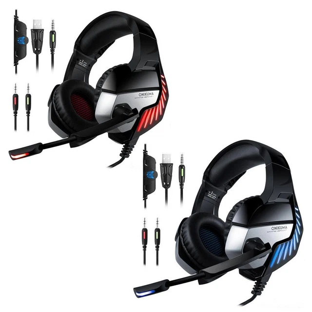 ONIKUMA K5 PRO Wired 3.5mm Stereo Bass Headphone OverEar Game Headset