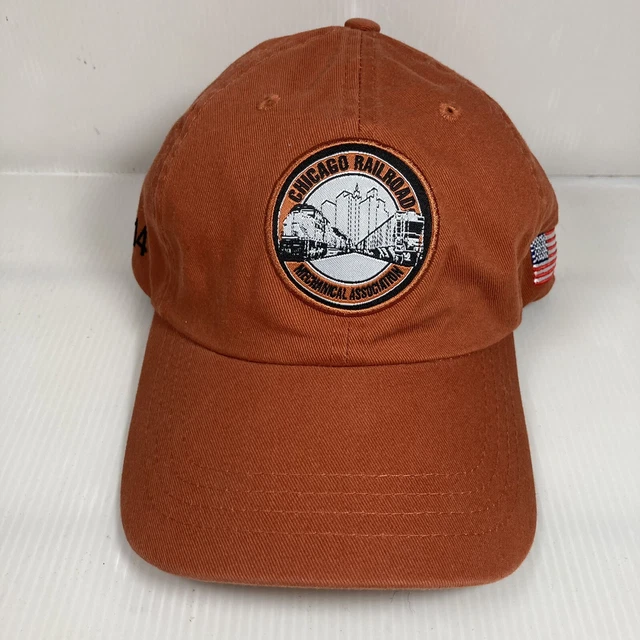 Cap /Hat - CHICAGO Railroad Mechanical Association 2014 Brown Adjustable
