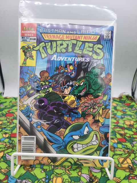 Teenage Mutant Ninja Turtles Adventures #13 (1990, Archie) FN/VF Newsstand