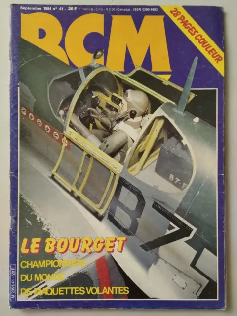 RCM Magazine n°41 du 9/1984; Le Bourget championnats du monde de maquettes volan