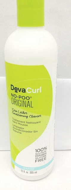 DevaCurl No-Poo Zero Lather Conditioning Cleanser, 12-oz As pictured🌼