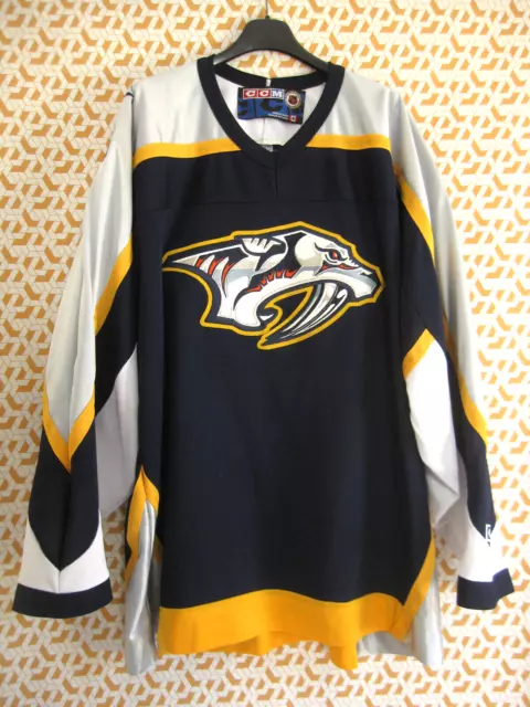 Maillot Hockey Nashville Predators Ice CCM Jersey vintage shirt USA Homme - XL