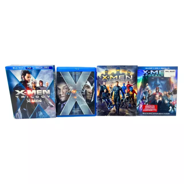 X-Men 6-Movie Blu-ray Collection Marvel Movie Good Collection