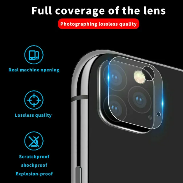 Protection Caméra Pour Huawei P20 Pro Film Verre Trempé Lentille Arrière Vitre 2