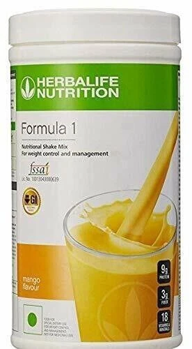 Batido nutricional Herbal Life Fórmula 1 mezcla para bajar de peso sabor mango 500 g