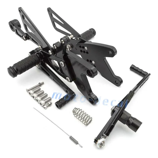 CNC Rearset Footrest Foot Pegs Pedals Shifter Shift For 2015-2018 YZF R1 R1S R1M