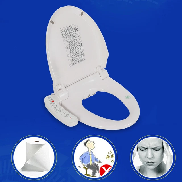 Bidet Toilet Seat Automatic Electric Smart Warm Deodorization Elongated Heated