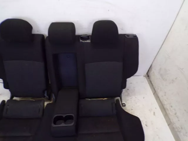 Rücksitzbank Stoff geteilt Schwarz Sitz hinten passt für MITSUBISHI  LANCER VIII 3