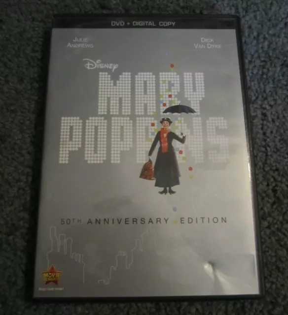 Disney Mary Poppins 50th Anniversary Edition DVD Digital Copy FREE SHIPPING