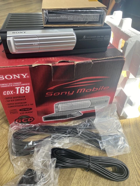 Sony Compact Disc 6 Cd Cambio Automatico Cdx T69 Per Auto Nuovo In Scatola Disco