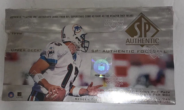 1998 SP Authentic Football Hobby Box Factory Sealed 24 Pack 1998 SP Authentic Football Hobby Box Factory Sealed 24 Pack