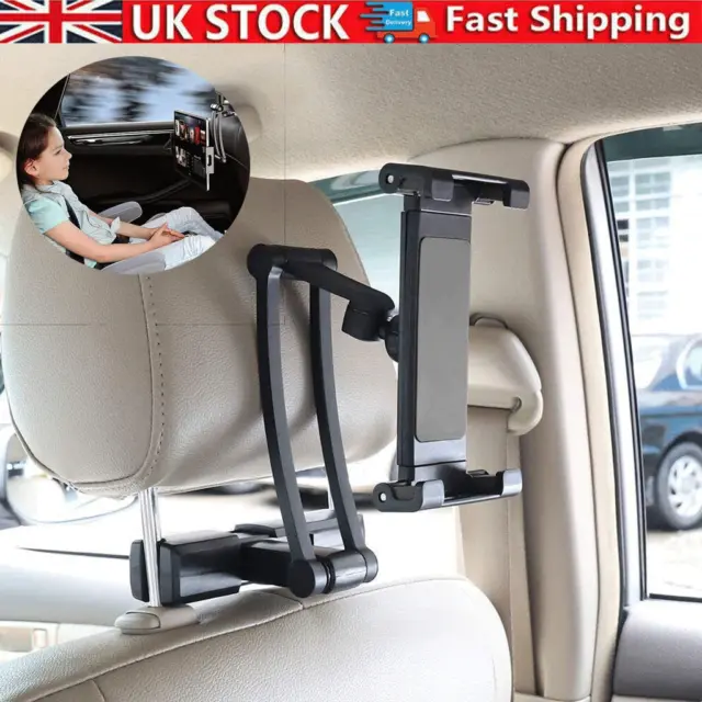 Car Back Seat Headrest Holder Mount for iPad Tablet Phone Samsung Universal