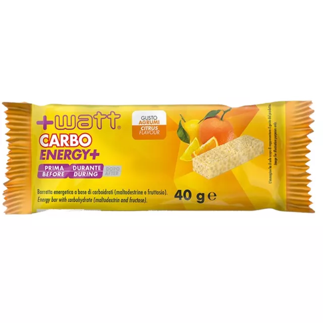 +WATT CARBO ENERGY+ BAR 40 GR Agrumi