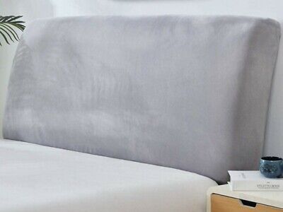 Color : A, Size : 120 * 65cm uyeoco Fodera Copri Testata Letto Copertura Testiera Letto Matrimoniale Singolo Elastica per Letto Fodera Protezione Elastico all-Inclusive Coperchio Testata Letto 
