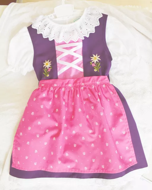 Dirndl per bambini Aubergine Dirndl per ragazze