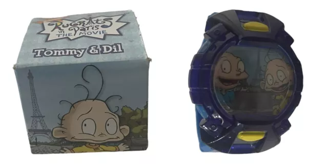 Rugrats in Paris The Movie Tommy & Dil Talking Wristwatch 2000 Nickelodeon