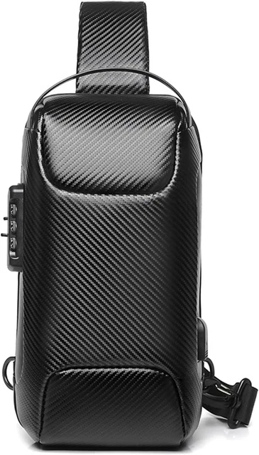 Zaino Antifurto Uomo Con Porta USB - Borse Piccole A Tracolla, Leggero, Impermeabile - Foto 10