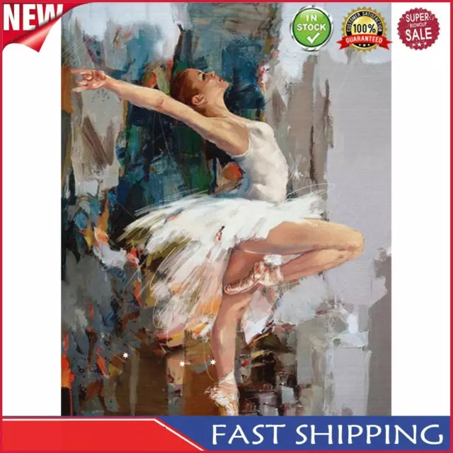 Painting By Numbers Kit DIY Dancing Girl Hand Painted Canvas Oil Art Picture