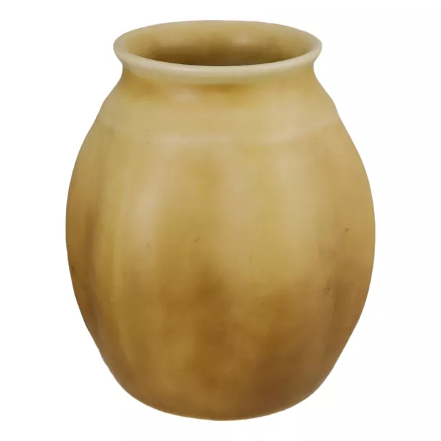 Pilkingtons Royal Lancastrian Vase 5" Yellow Glaze Gourd Shape 2780 1920-38