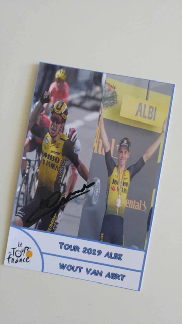 Autographe coureur cycliste cyclisme signed EGAN BERNAL